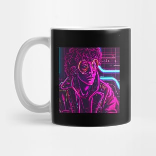 Neon Hippie Cyberpunk Mug